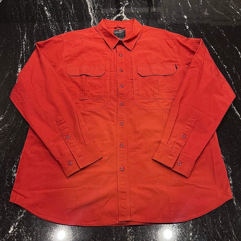 5.11 Tactical Expedition Shirt Men’s Size Large Long Sleeve Ripstop Work Outdoor